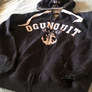 Black Graphic Hoodie
